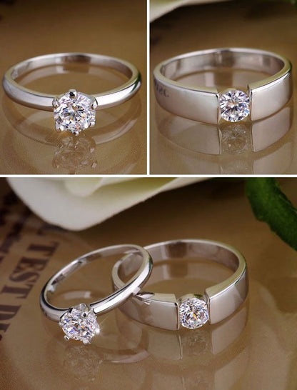 Classic Couple Rings For Men & Women